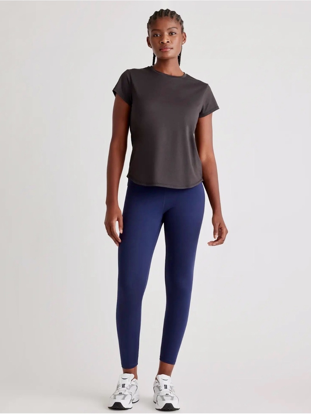 Quince Black Short Sleeve Crewneck Tee